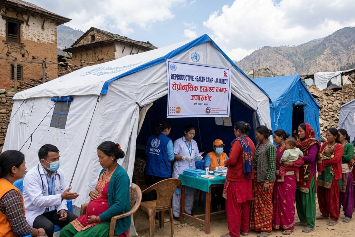 Reproductive health camp started in Jajarkot, an earthquake affected area (Activities)